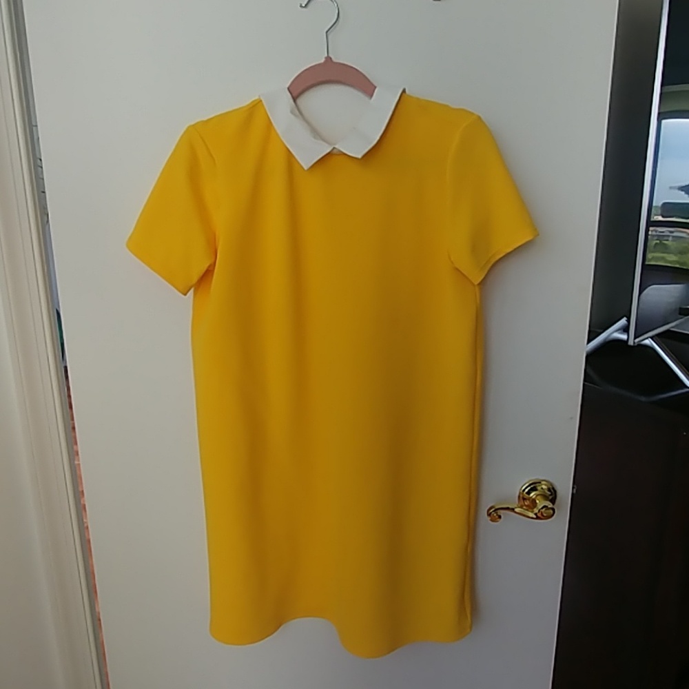 Zara Trafaluc size 28 deep mustard yellow